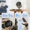 DREO 16''Height 20dB Quiet Smart Fans for Bedroom, DC Room Fan with Remote, 120°+120° Omni-Directional Oscillating Fan, 6 Modes, 9 Speeds, 12H Timer, Alexa/Google/WiFi/Voice Control, Gold
