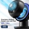 IRIS USA WOOZOO Air Circulator Fan with Remote, Oscillating Table Fan, 8 Speeds, 82ft Max Air Distance, 65° Tilt, Ultra Quiet DC Motor, Small Desk Fan for Bedroom, Office, Dorm, Black IRIS USA WOOZOO Air Circulator Fan with Remote, Oscillating Table Fan, 8 Speeds, 82ft Max Air Distance, 65° Tilt, Ultra Quiet DC Motor, Small Desk Fan for Bedroom, Office, Dorm, Black