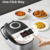 COMFEE' Rice Cooker 12 Cups Cooked/6 Cups Uncooked, Portable Non-Stick Rice Maker, Japanese Rice Cooker with Fuzzy Logic Technology, 24-Hour Timer Delay, 11 Presets, Steamer, Fast Cooker, Grain Cooker, Black