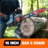 SENIX Chainsaw|60V 16" Battery Chainsaw|Brushless Electric Chainsaws|Cordless Chain Saw with 4Ah Battery & Charger|Garden Tool for Trees, Pruning, Branch Trimming, Best Gifts for Man, CSX6-M SENIX Chainsaw|60V 16" Battery Chainsaw|Brushless Electric Chainsaws|Cordless Chain Saw with 4Ah Battery & Charger|Garden Tool for Trees, Pruning, Branch Trimming, Best Gifts for Man, CSX6-M