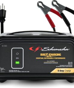 Schumacher Electric 8A Car Battery Charger and Maintainer, 3-in-1 Solution, for 6V/12V Power Sport, Automotive, and Marine Batteries, SC1363