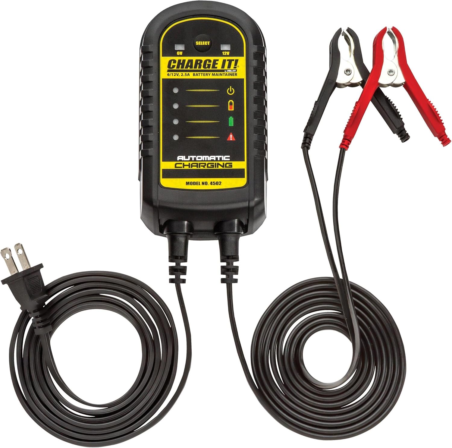 Clore Automotive CHARGE IT! 4502 6/12 Volt 2.5 Amp Battery Maintainer Clore Automotive CHARGE IT! 4502 6/12 Volt 2.5 Amp Battery Maintainer
