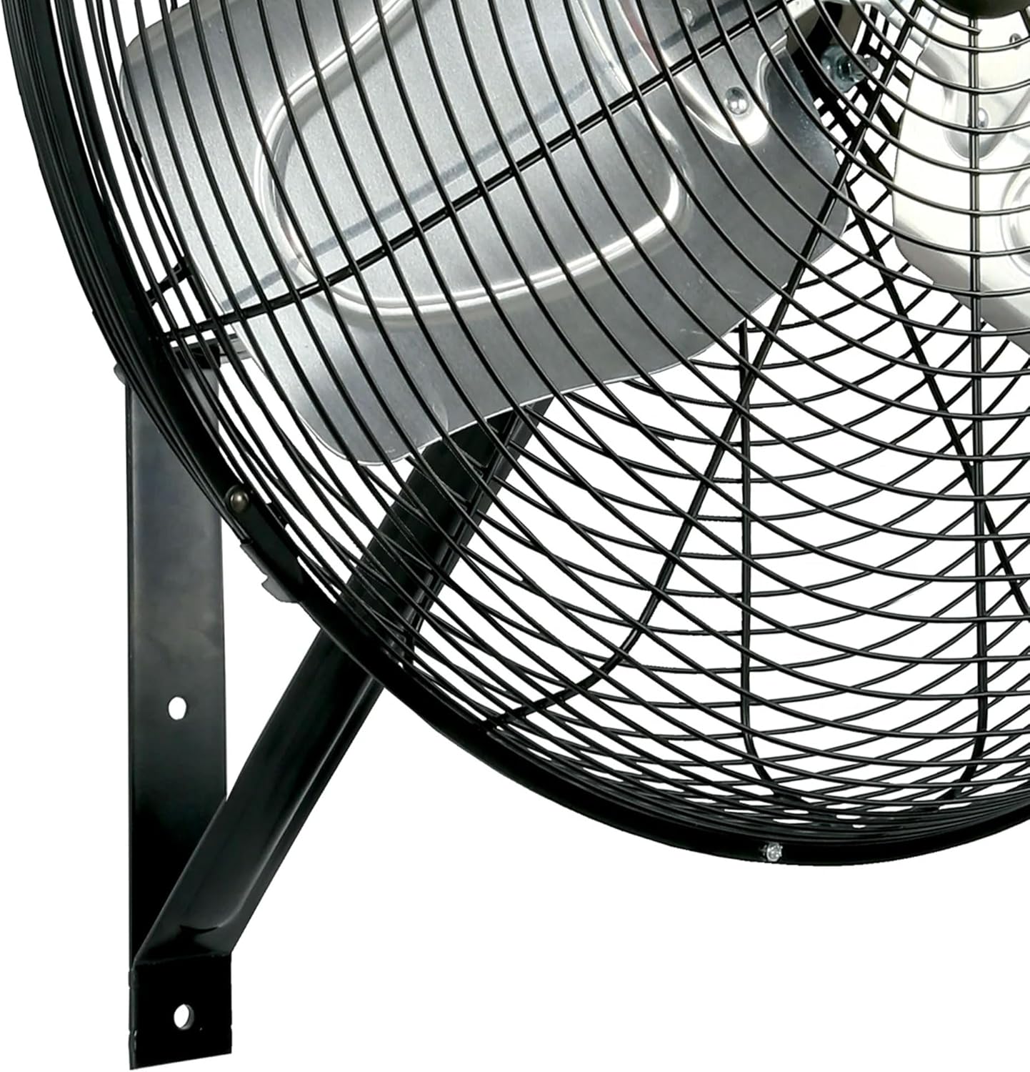 Hurricane 30" Pro Commercial Grade Oscillating Wall Mount Fan, Black - Heavy-Duty All-Metal Corded Electric Air Cooling Unit for Home, Garage, Greenhouse, or Workshop Hurricane 30" Pro Commercial Grade Oscillating Wall Mount Fan, Black - Heavy-Duty All-Metal Corded Electric Air Cooling Unit for Home, Garage, Greenhouse, or Workshop - Image 8