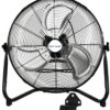 BILT HARD 4650 CFM 20" High Velocity Floor Fan, 3-Speed Heavy Duty Metal Fan with Wall-Mounting System, Industrial Shop Fan for Commercial, Garage, and Greenhouse