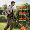 VEVOR Gas Hedge Trimmer, 2 Cycle Gas Power Handheld Hedge Trimmer, 4-in-1 26cc Weed Eater with Protective Gear Set, Includes Hedge and String Trimmer, Edger, Brush Cutter, for Trimming Shrubs & Bushes