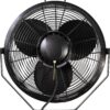 Air King 18-Inch 1/6 HP Industrial Grade High Velocity Multi Mount Fan with 3-Speeds, Pivoting Fan Head, Durable Powder-Coated Steel Blades and Guards, for Industrial & Commercial Spaces, 9318, Black
