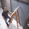 Louisville Ladder 10-Foot Fiberglass Step Ladder, 300-Pound Load Capacity, Type IA, FS1510