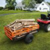 VEVOR ATV UTV Trailer Tow Behind Dump Cart | 1500lbs Capacity, 15 Cubic Feet, Heavy Duty, For Lawn Mower Tractor, Yard Garden Use