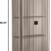 Suncast Mega Tall Storage Cabinet for Garage Organization - 31 Cu. Ft. Lockable Utility Closet with 3 Adjustable Shelves for Garden Supplies & Outdoor Tools, Multi-Wall Resin Construction, Platinum