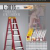 Louisville Ladder 4-Foot Fiberglass Step Ladder, 300-Pound Load Capacity, Type IA, L-3016-04