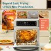 Cosori Air Fryer Oven, 13QT, 11-in-1, Rotisserie, Max 450°F, 6 Accessories | Small Footprint, Dual Heating Elements, Two-Level Cooking, 40% Faster Cooking, Dishwasher-Safe Removable Accessories