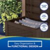 Suncast Small Outdoor Storage Box - 22 Gallon Java Resin Outdoor Deck Box, Flat-Lid Bench Seating, Patio Storage Bin Container for Organizing Tools, Cushions for Porch, Deck, Pool, & Garden Suncast Small Outdoor Storage Box - 22 Gallon Java Resin Outdoor Deck Box, Flat-Lid Bench Seating, Patio Storage Bin Container for Organizing Tools, Cushions for Porch, Deck, Pool, & Garden