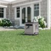 Suncast Swivel Smart Trak Hose Hideaway, 225 Foot x 5/8 Inch Garden Hose Reel with Smart Trak Guide & Swivel Base, Dove Gray/Cyberspace