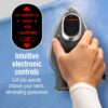CHI Mini Steam Iron for Clothes, Sewing, Crafting and Travel, Titanium Ceramic Soleplate, Portable, 1000W, 3-Way Auto Shutoff, XL 10' Cord, Vacation Essentials