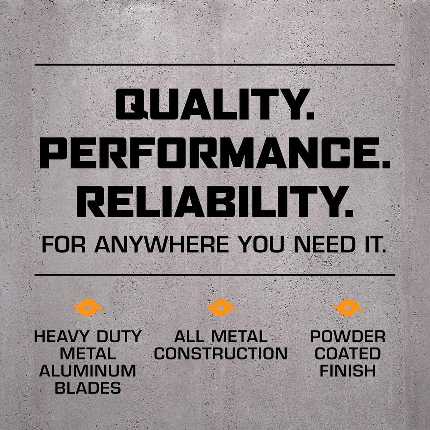 Hurricane Pro High Velocity Oscillating Metal Wall Mount Fan w/ 3 Speeds, Black, 20" - Corded Electric Air Cooling Unit w/ Powerful 4500 CFM Airflow for Home, Garage, Gym, Workshop & Greenhouse Hurricane Pro High Velocity Oscillating Metal Wall Mount Fan w/ 3 Speeds, Black, 20" - Corded Electric Air Cooling Unit w/ Powerful 4500 CFM Airflow for Home, Garage, Gym, Workshop & Greenhouse - Image 6