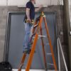 Louisville Ladder 10-Foot Fiberglass Step Ladder, 300-Pound Load Capacity, Type IA, FS1510