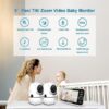 HelloBaby HB6550-2 5" Dual Camera Baby Monitor No WiFi, Pan Tilt Zoom HelloBaby HB6550-2 5" Dual Camera Baby Monitor No WiFi, Pan Tilt Zoom