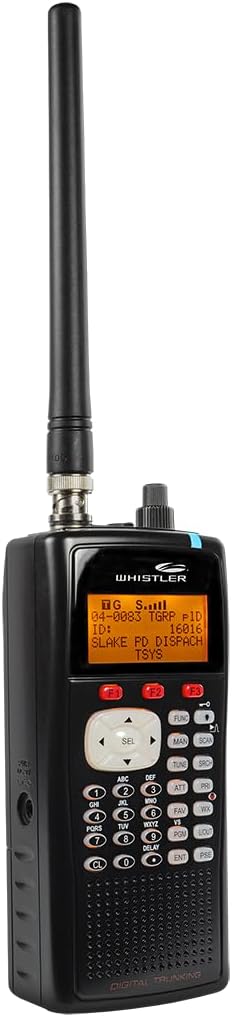 Whistler WS1040 Handheld Digital Scanner – P25 Phase I, Trunking, Same Weather Alerts, Multi-System Support, Programmable, PC Interface, LED & Audio Alert Whistler WS1040 Handheld Digital Scanner – P25 Phase I, Trunking, Same Weather Alerts, Multi-System Support, Programmable, PC Interface, LED & Audio Alert