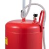 VEVOR 20-Gallon Waste Oil Drain Tank, Air Operated Portable Oil Drainer with Adjustable Funnel Height, Fluid Fuel Transfer Drainage with Wheels, Oil Change Container for Auto Repair Shops, Garages | for Auto Repair Shop, Garage, Adjustable Funnel Height, Fluid Fuel Transfer Drainage with Wheels, Flexible Movement Container