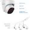 REOLINK RLC-820A 4K PoE Security Camera, Wired Outdoor Dome Surveillance | 100ft IR Night Vision, Human/Vehicle/Animal Smart Detection, Timelapse, Works with Smart Home, up to 512GB SD Card