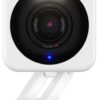 WYZE Cam v4 (Latest Model), 2.5K AI Security Camera, Indoor/Outdoor Cameras for Home Security, Baby Monitor & Pet Camera, Vibrant Color Night Vision, No Subscription Required, White