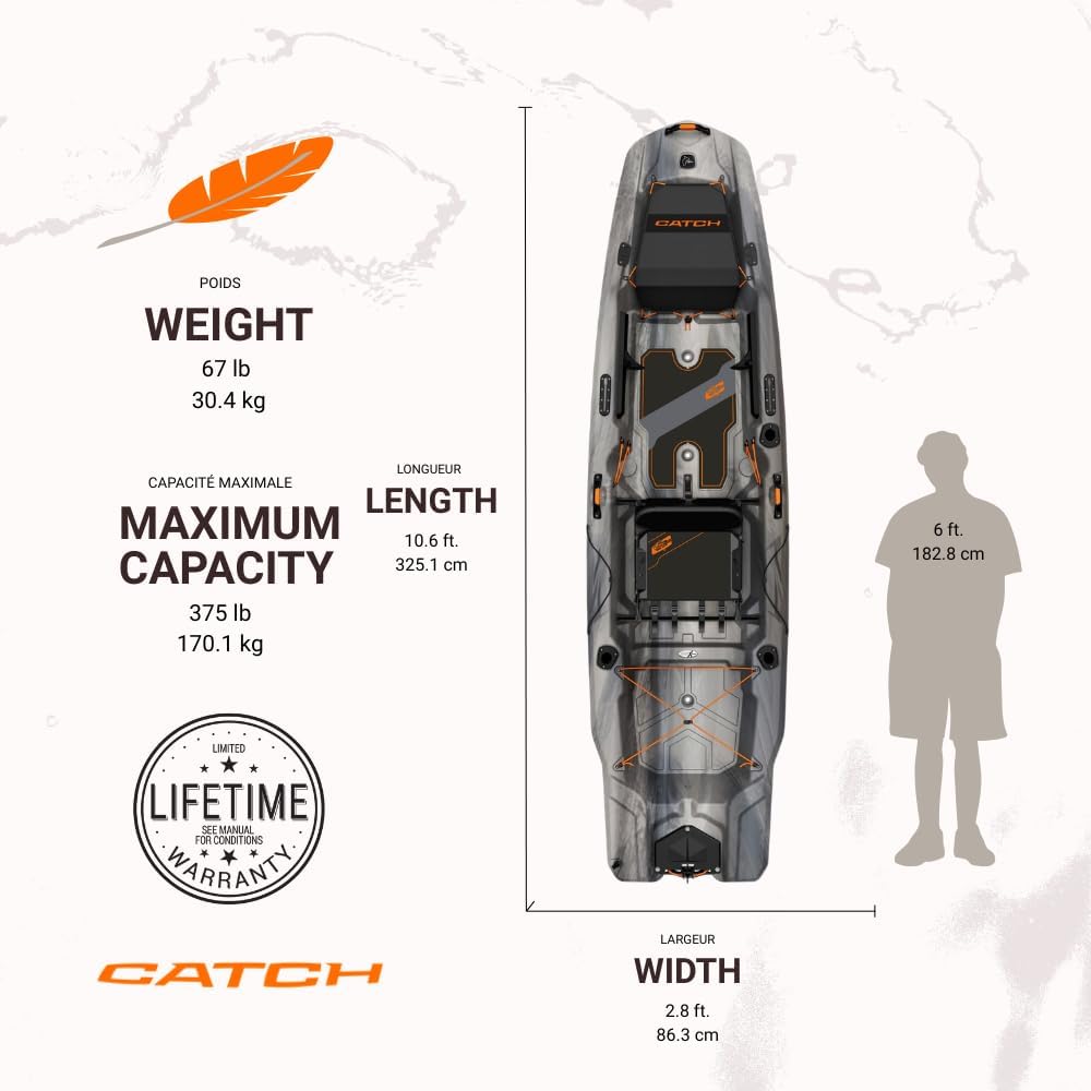 Pelican Catch Mode 110 Kayak with Rudder Pelican Catch Mode 110 Kayak with Rudder - Image 2