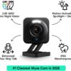 WYZE Cam v4 (Latest Model), 2.5K AI Security Camera, Indoor/Outdoor Cameras for Home Security, Baby Monitor & Pet Camera, Color Night Vision, No Subscription Required (2 Pack)