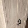 Sauder 2-Door Storage Cabinet, Tall Wooden Organizer, in a Chalk Oak Finish