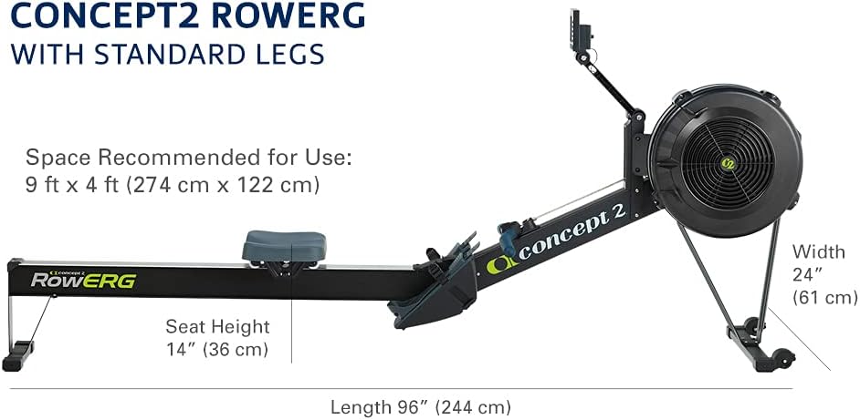 Concept2 RowErg Indoor Rowing Machine - PM5 Monitor, Device Holder, Adjustable Air Resistance, Easy Storage Concept2 RowErg Indoor Rowing Machine - PM5 Monitor, Device Holder, Adjustable Air Resistance, Easy Storage - Image 7