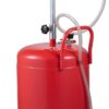 VEVOR 20-Gallon Waste Oil Drain Tank, Air Operated Portable Oil Drainer with Adjustable Funnel Height, Fluid Fuel Transfer Drainage with Wheels, Oil Change Container for Auto Repair Shops, Garages | for Auto Repair Shop, Garage, Adjustable Funnel Height, Fluid Fuel Transfer Drainage with Wheels, Flexible Movement Container