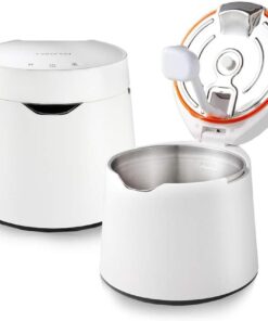 Carepod One Stainless Steel Humidifier for Large Room, Quiet & Safe for Baby, Only 3 Washable Parts & Easy to Clean, Ultrasonic Cool Mist Humidifiers for Bedroom, Filter-Free, Lasts 30Hrs (1Gal/4L)