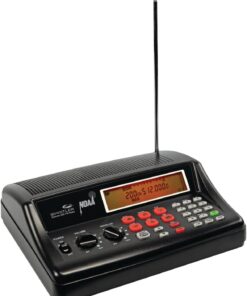Whistler WS1025 Analog Desktop Scanner – Programmable Police/Fire/Weather Radio with 200 Channels and Backlit LCD Display – Easy-to-Use Base Unit – Black