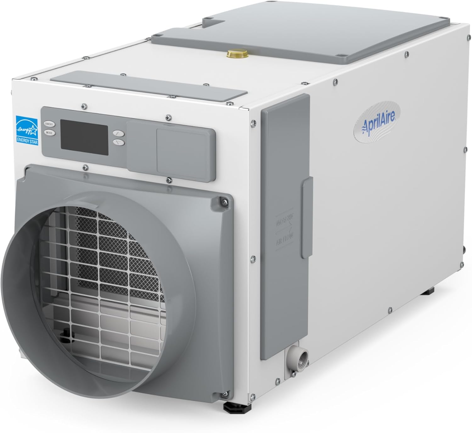 AprilAire E080 Pro 80-Pint Whole-House Dehumidifier, Energy Star Certified, Commercial-Grade for Basement, Crawlspace or Whole House up to 4,400 sq. ft. AprilAire E080 Pro 80-Pint Whole-House Dehumidifier, Energy Star Certified, Commercial-Grade for Basement, Crawlspace or Whole House up to 4,400 sq. ft.