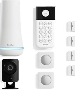 SimpliSafe 9 Piece Wireless Home Security System w/HD Camera - Optional 24/7 Professional Monitoring - No Contract - Compatible with Alexa and Google Assistant