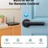 eufy Security Smart Lock FamiLock C32, Fingerprint Keyless Lock with Handle | Interior Doors, Built-in Wi-Fi, App Control, Auto Lock, 4 AA Batteries, Alexa/Google, Rekey Not Supported, Keyless Door Lock