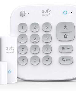 eufy Security 5-Piece Home Alarm Kit, Home Security System, Keypad, Motion Sensor, 2 Entry Sensors, Home Alarm System, Control from the App, Links with eufyCam, Optional 24/7 Protection