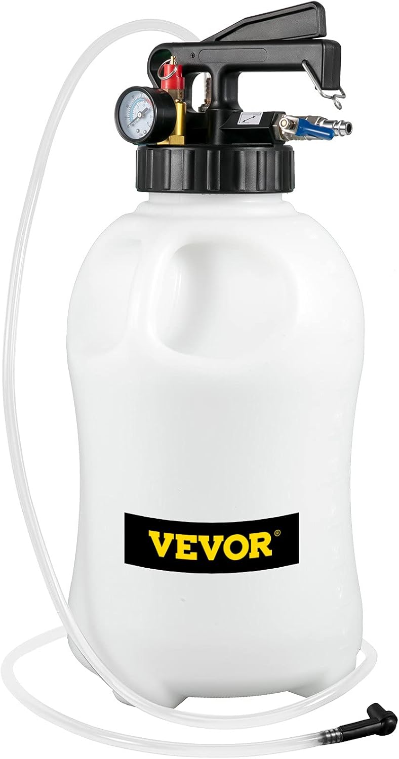 VEVOR Transmission Fluid Pump 2 Way ATF Refill System, 10 Liter Dispenser | For Oil Changes, Extracts and Dispenses Fluid Cleanly, Automatic Tool Set, with 14 Pieces ATF Filler Adapters, Pressure Gauge VEVOR Transmission Fluid Pump 2 Way ATF Refill System, 10 Liter Dispenser | For Oil Changes, Extracts and Dispenses Fluid Cleanly, Automatic Tool Set, with 14 Pieces ATF Filler Adapters, Pressure Gauge - Image 8