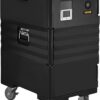 VEVOR Insulated Food Pan Carrier, 127 Qt Hot Box for Catering, LLDPE Food Box Carrier w/Double Buckles, Front Loading Food Warmer w/Handles, End Loader w/Wheels for Restaurant, Canteen, etc. Black