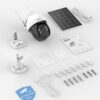 aosu 3K 5MP Solar Security Camera Wireless Outdoor PTZ 360° Smart Tracking | Auto Human&Vehicle Tracking No Blind Spots, Easy Setup, Color Night Vision, Ideal For Home, Yard & Farm Security Monitoring (2 Pack)