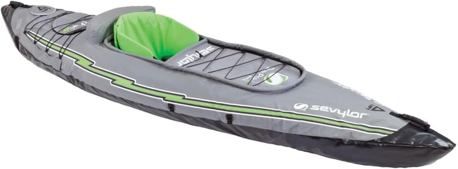Sevylor QuickPak Inflatable Kayak, Gray Sevylor QuickPak Inflatable Kayak, Gray - Image 8