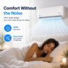 Senville LETO Mini Split Air Conditioner, Heat Pump, White, 9000 BTU | Ductless, Wall Mounted, Works with Alexa, Quiet Operation, 0.75 Ton, 208/230V Energy Efficient Inverter