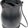 FCMP Outdoor 45-Gallon Catalina Rain Barrel – BPA-Free, Flat-Back Design with 3.5 Foot Garden Hose, Shut-Off Thumb Valve, and Fixed Lid (RB-CAT-BLK) Black | BPA-Free Flat-Back Design with 3.5 Foot Garden Hose, Shut-Off Thumb Valve & Fixed Lid