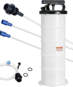 VEVOR 6.5L Manual Oil Extractor Pump, Fluid Extractor Pump for Automotive | Fluids Vacuum Evacuation, Oil Change Cleanly Tool, with Dipstick and Suction Hose, Convenient to Use All-in-One Kit