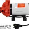 SEAFLO 33 Series 110V/115V AC Fresh Water Pump, 3.3 GPM 45 PSI Self-Priming Pressure Pump with Smart Pressure Switch, Automatic Demand Pump for RV, Caravan Marine Boat Industrial Use, 4-Year Warranty SEAFLO 33 Series 110V/115V AC Fresh Water Pump, 3.3 GPM 45 PSI Self-Priming Pressure Pump with Smart Pressure Switch, Automatic Demand Pump for RV, Caravan Marine Boat Industrial Use, 4-Year Warranty