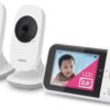 VTech Baby Monitor No WiFi with 2 Cameras – 19-Hour Battery, Patrol Mode for Twins & Two Rooms, 1000ft Range, Auto Night Vision, Two-Way Talk, Temperature Sensor | VM819-2
