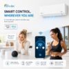 Senville AURA Mini Split Air Conditioner, Heat Pump, White, 24000 BTU | Energy Star Certified, Works with Alexa, Ductless, Wall Mounted, AHRI Certified, 208-230V Inverter