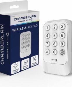 Chamberlain Genuine myQ Garage Door Keypad, Weather Resistant | Weather-Resistant & Ultra-Secure, personalized PIN code for family and guests for easy & reliable access.