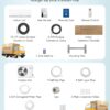 Mini Split Ac/Heating System, 12000 BTU Inverter 115V 19 SEER2 Mini Split AC Unit