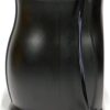FCMP Outdoor 45-Gallon Catalina Rain Barrel – BPA-Free, Flat-Back Design with 3.5 Foot Garden Hose, Shut-Off Thumb Valve, and Fixed Lid (RB-CAT-BLK) Black | BPA-Free Flat-Back Design with 3.5 Foot Garden Hose, Shut-Off Thumb Valve & Fixed Lid