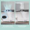 COMFEE' Range Hood 30 Inch Under Cabinet, Ducted/Ductless Convertible | 3-Speed Exhaust Fan with Bright LED Light, Reusable Filter & 65dB Quiet Design for Kitchen, Condos and Apartments